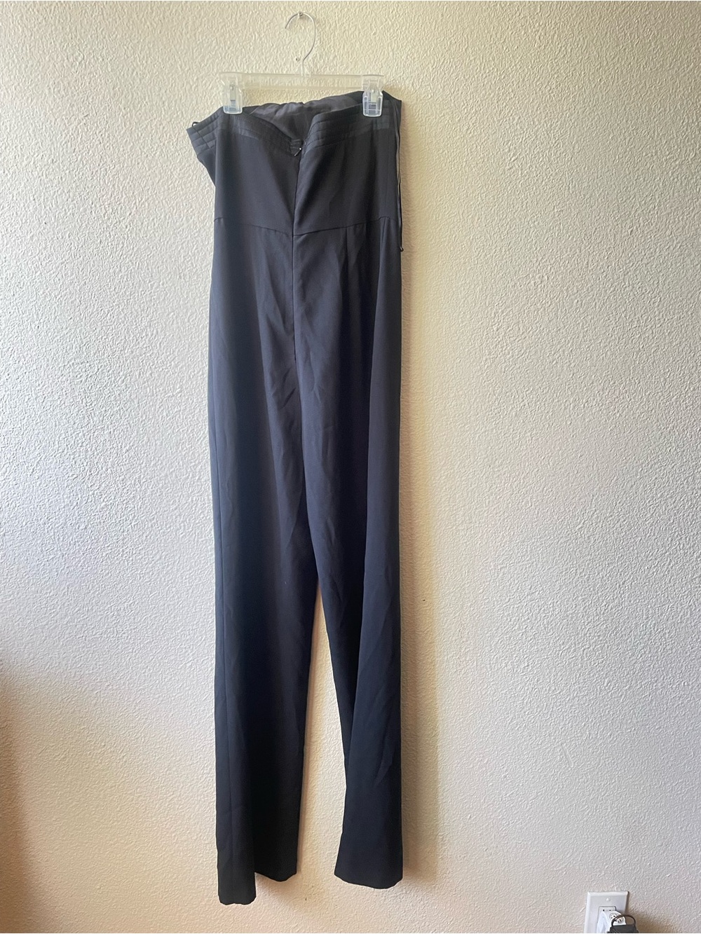 Topshop Black Cross-Neck Halter Jumpsuit - Picture 5 of 8